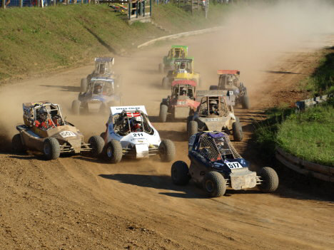 Første sving i 2008-finalen.